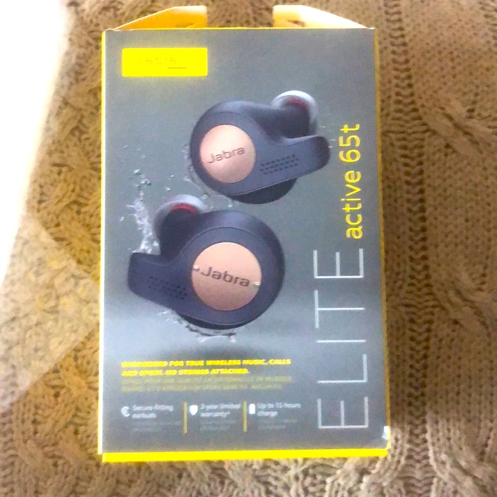 Jabra Elite Active 65t In-Ear Truly Wireless Headphones - Copper Blue